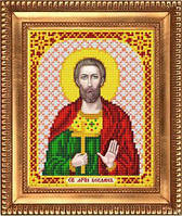 Схема для вышивки бисером, именная икона "Святой Мученик Богдан" И-5181