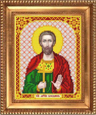 Схема для вишивання бісером, іменна ікона "Святий Мученик Богдан" І-5181