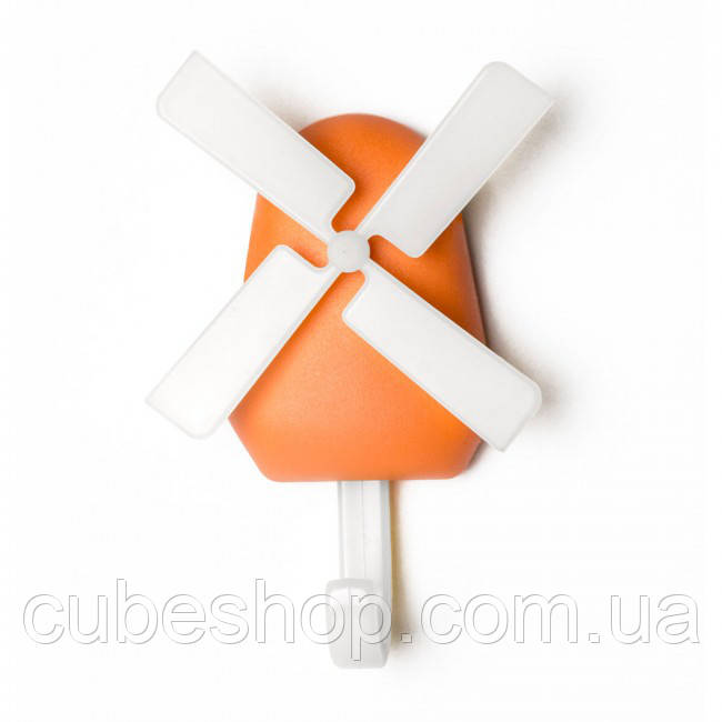 Гачок настінний Windmill Qualy жовтогарячий