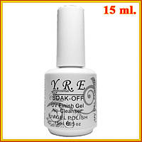 Новое Поступление: YRE UV Top Coat Верхнее Покрытие для Гель-Лака UVF-03 и UVF-05, по 15 мл. Коды 1042 UVF-03 Top Coat и 1042 Finish No Cleanser.