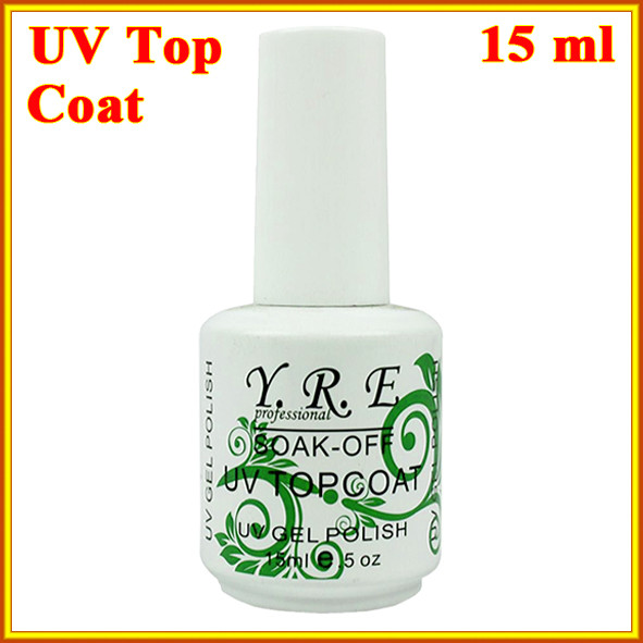 Жидкости для Геля и Акрила. YRE UV Top Coat Верхнее покрытие для гель-лака UVF-03, 15 мл, от Компании Маргарита, Днепр