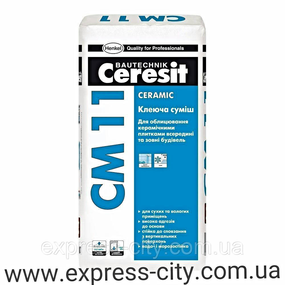 Ceresit CM 11 Клеюча суміш для плитки 25кг., фото 1