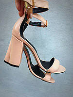 Viva літо! жіночі стильні босоніжки каблук 10 см шкіра чорні замшеві туфлі Viva-стиль!