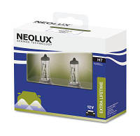 Автолампы NEOLUX Extra Lifetime H7 55W 12V (комплект 2шт) N499LL