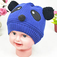 Детская шапочка «Panda» (синяя)