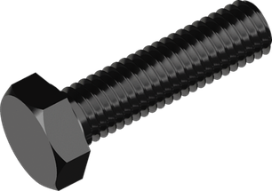 Болт DIN 933, кл.міцн. 8.8, без покриття