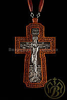 Хрест наперсний єрейський No2 (червоне дерево)