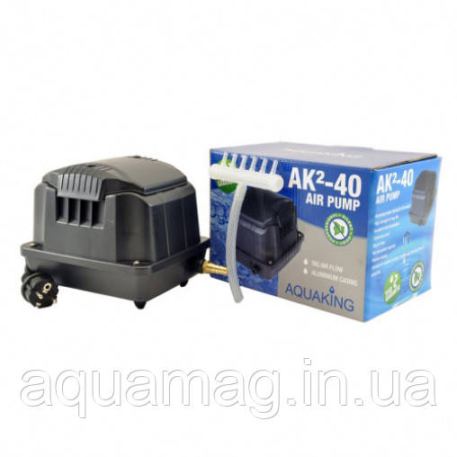 Аератор AquaKing AK2-40, мембранний компресор, аератор для ставка, водойми, септика, УЗВ