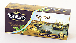 Чорний чай у фільтр-пакетах «Edems Earl Grey» (25ф/п)