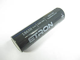 Акумулятор TM ETRON 18650 2200mAh