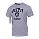 Футболка чоловіча логотип 'NYPD" поліція офіційна сіра США, фото 2