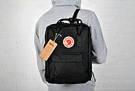 Рюкзак черный Fjallraven Kanken Classic Bag | Оригинальная бирка