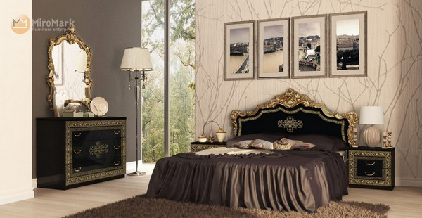 Спальня Дженіфер Black Спальня Дженіфер чорна