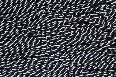 Канат декоративний 2.5мм синій+білий моток 100м