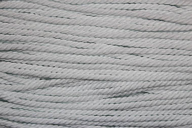 Канат декоративний 6мм (40с) білий моток 100м