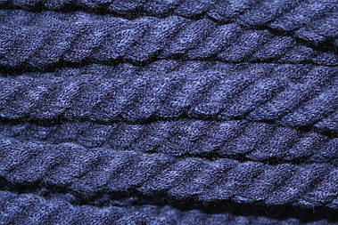 Канат декоративний 12мм темно-синій акрил моток 30м