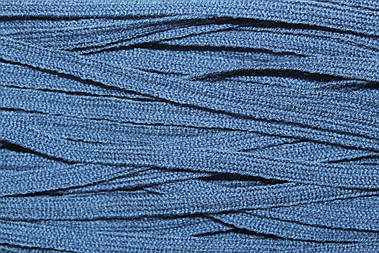 Тасьма акрил Світло-синій шнур плоский 6мм, моток 50м