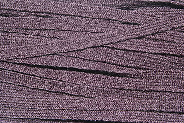 Тасьма Темна слива шнур плоский акрил 6мм, моток 50м