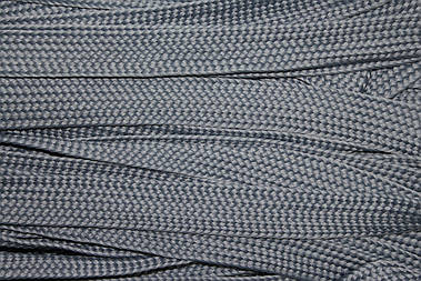 Тасьма Світло-сіра шнур плоский поліестер 20мм, моток 50м