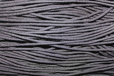 Шнур чорний круглий поліестер 3мм моток 100м