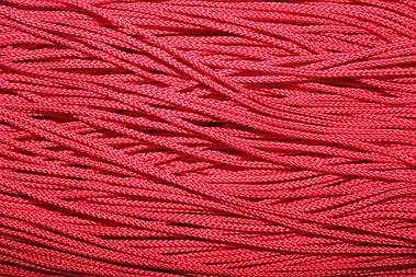 Шнур червоний круглий поліестер 3мм моток 200м