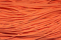 Шнур оранжевый круглый полиэстер 3мм моток 200м