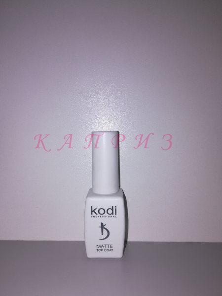 Фініш для гель лаку Kodi Matte top coat veluor 8 мл