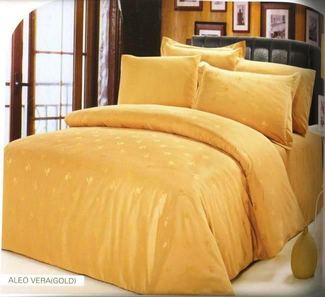 Комплект постільної білизни ARYA Жаккард ALOE VERA євро