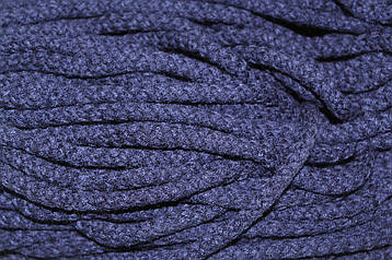 Шнур круглий акрил 10мм темно-синій моток 100м, фото 2