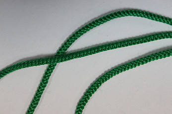 Шнур зелений круглий синтетичний 3мм моток 100м, фото 2