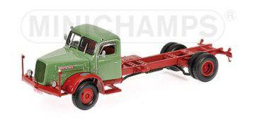 HENSCHEL HS 140 - CHASSIS - 1954 - GREEN/RED L. E. 300 pcs. 1/43 MINICHAMPS 439171050, фото 1