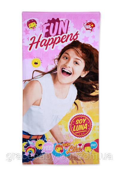 Рушник для дівчат оптом, Disney, 70*140 см, № 820-912, фото 1