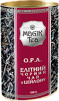 Чорний крупнолистовий чай «Magik Tea Elite OPA Black» у тубусі (100г)