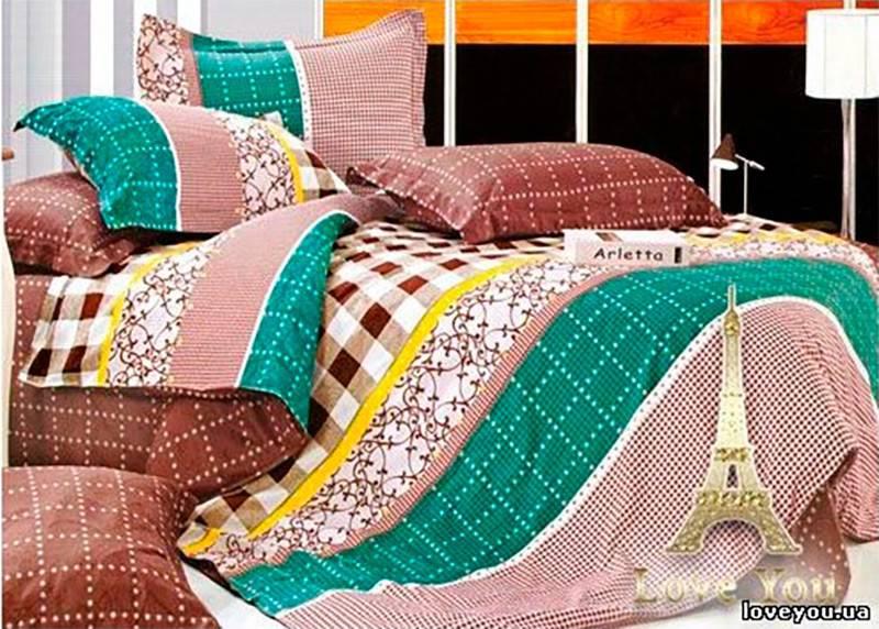 Постільна білизна Love You сатин лайт TL 12269 євро