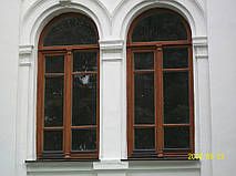 Деревянные евроокна ФРАМ в здании бывшего ЗАГС г. Житомир