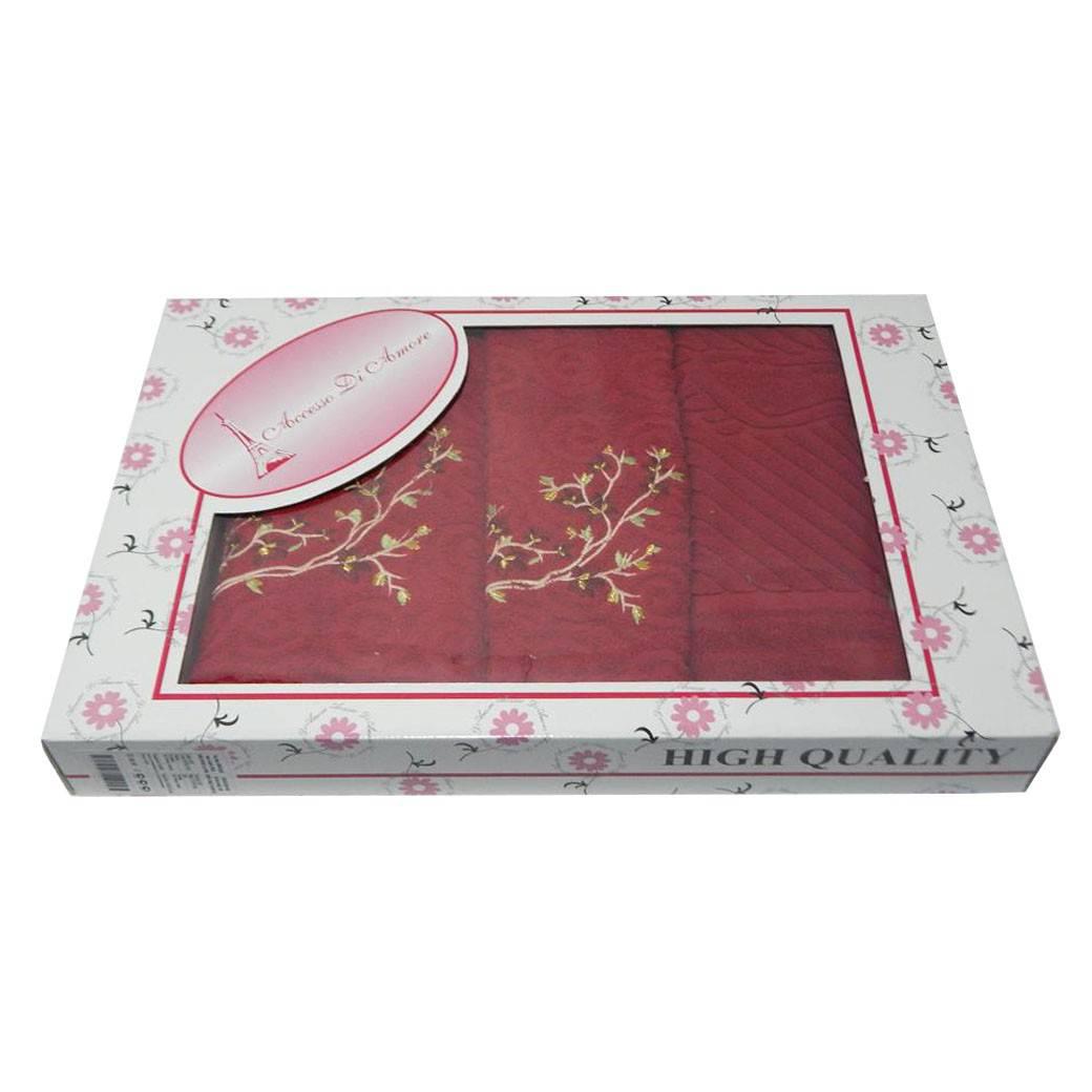 Набір рушників Sokuceler трійка (банний + лицьове + ноги) 1