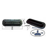 Опори для сидінь, симетричні, глибокі, колір чорний для надувних човнів ПВХ, фото 2