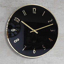 Годинник настінний металевий у стилі лофт — GOLDEN NIGHT 30