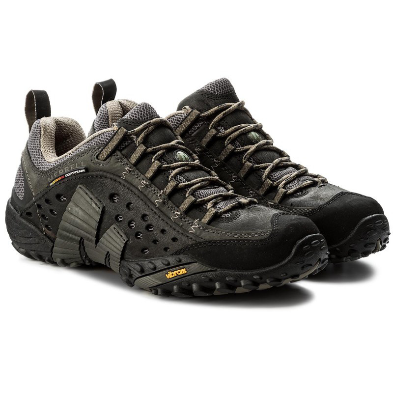 Кросівки чоловічі трекінгові тактичні фірмові Merrell Intercept чорний оригінальні 40 / 25cm / us-7 / uk-6.5