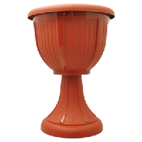 Вазон "Леон" з підст. глибокий 41см. (теракот) 15,0 л