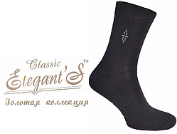 Чоловічі демісезонні шкарпетки х/б Elegant Classic лайкра 27.р р. Рубіжне