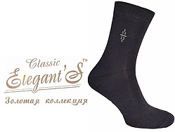 Чоловічі шкарпетки демісезонні бавовняні Elegant Classic 29.р лайкра