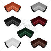 Кут ринви 90мм внутрішній 90 градусів