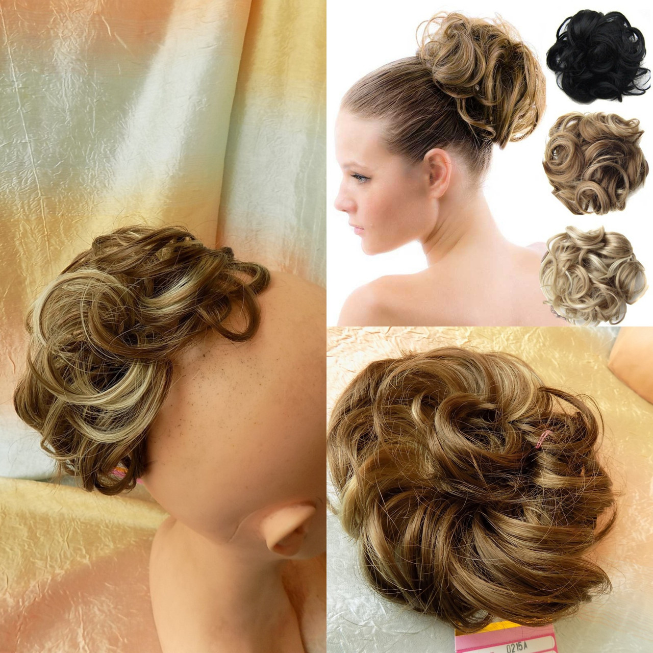 Гумка шиньон з канекалона світло-русявий мелірований 0215A
V-12T124, фото 1