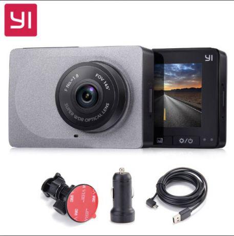 Відеореєстратор Xiaomi Yi Car DVR 1080р WiFi кут 165,ОРІГИНАЛ сірий