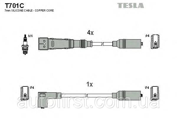 Tesla T701C Високовольтні дроти Audi