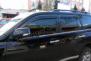 Дефлектори вікон (вітровики) Toyota Land Cruiser Prado 150 2009-2023 (Hic)