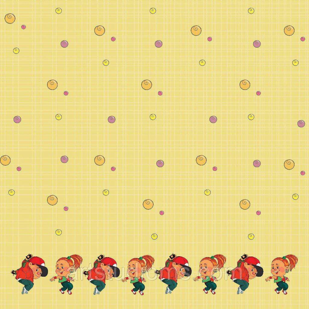 Дизайнерський картон папір "Танець" З колекції хіп-хоп 15х15см