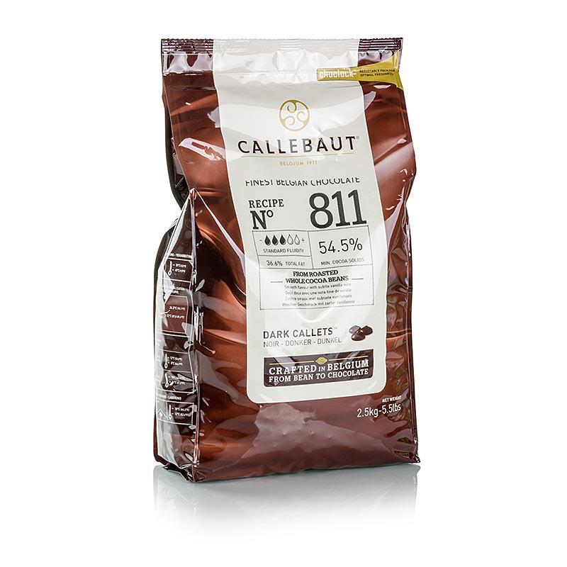 Бельгійський шоколад Barry Callebaut темний 54,5% (2.5 кг.)