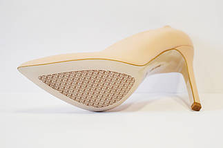 Туфлі з натуральної шкіри пудра Bravo Moda 1591 розмір 38, фото 5